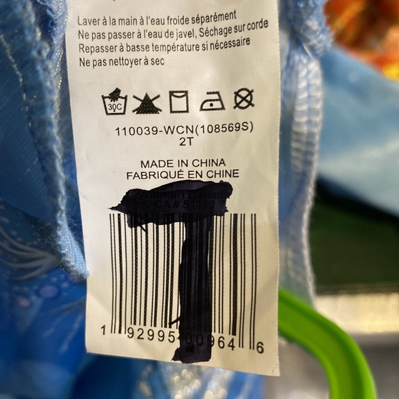 Disney Frozen Elsa Toddler Girls Halloween Costume Dress Size 2T - Picture 14 of 15